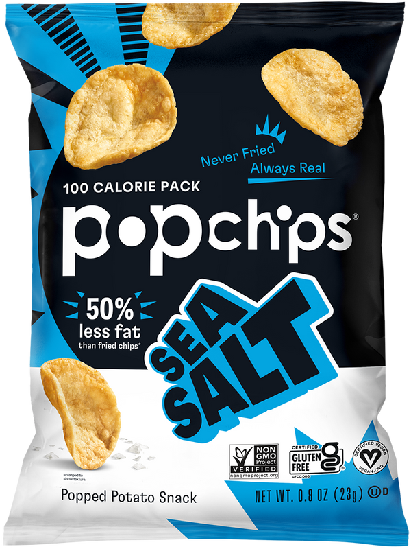 sea salt  popchips potato chips
