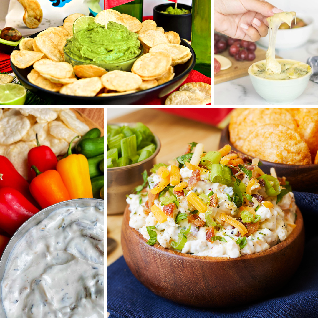 Game Day chips and dips recipes using Popchips